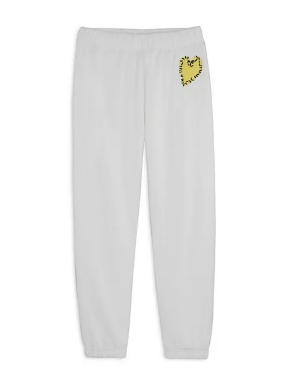 NWT AQUA Girls' Heart Patch Sweatpants, 6/6X (XS)